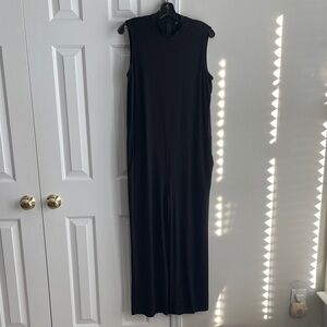 Eileen Fisher Black Straight Leg Jumpsuit